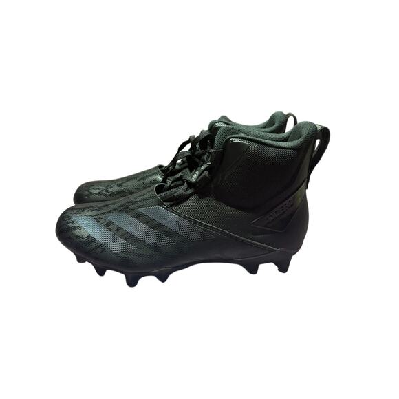 Men\'s 10.5 Adidas Adizero Chaos Athletic Football Cleats Shoes Black ID9103 New main image 7